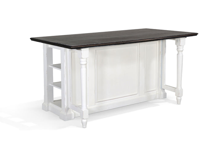 Carriage House Kitchen Island Table with Drop Leaf