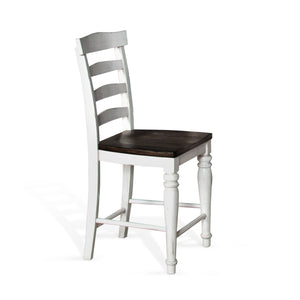 Carriage House Ladderback Chair w/ Wood Seat