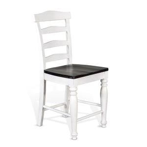 Carriage House Ladderback Chair w/ Wood Seat