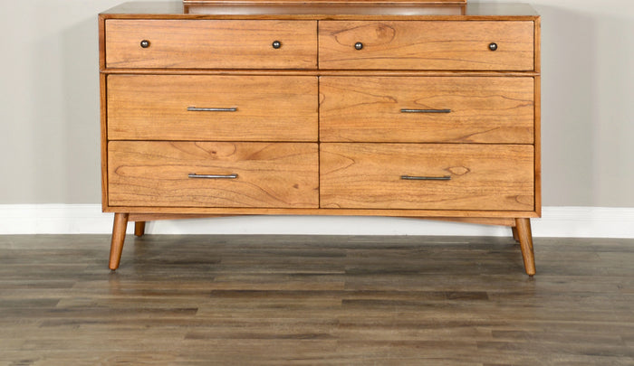 American Modern 6 Drawer Dresser