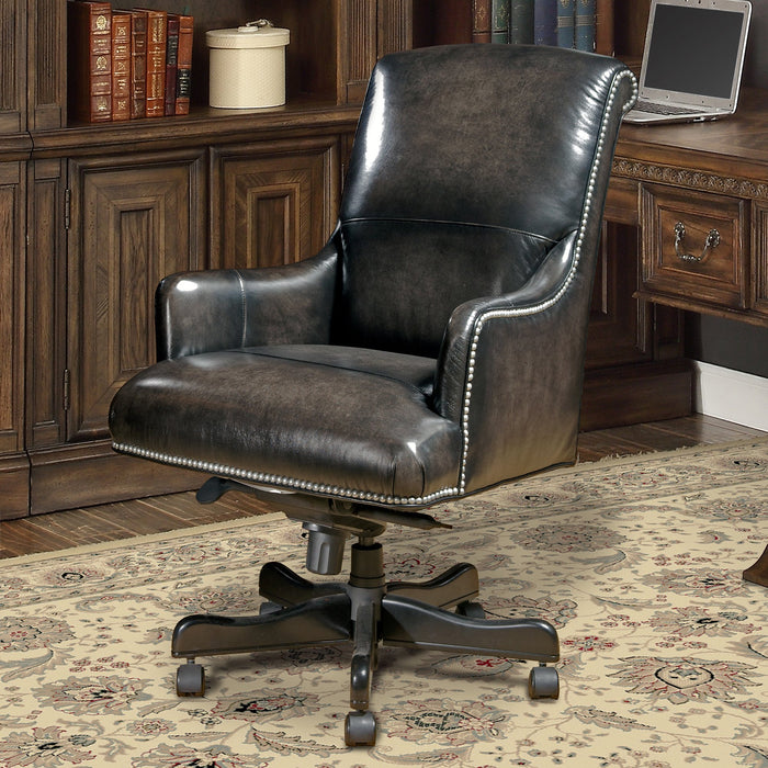 Smoke Wipe Leather Desk Chair