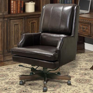 Sable Leather Desk Chair