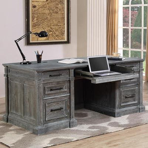 Gramercy Park Double Pedestal Executive Desk