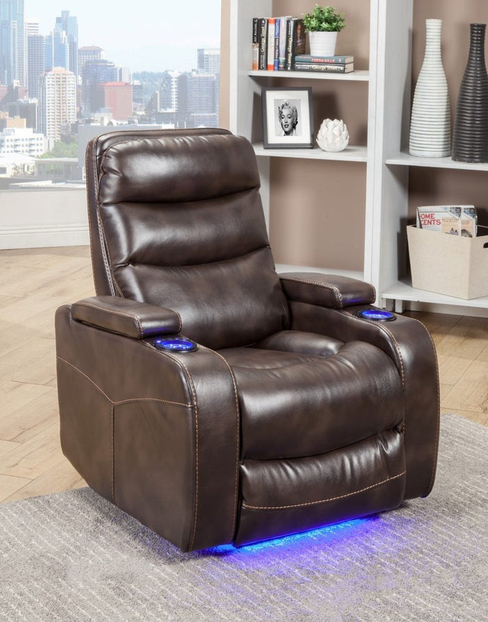 Genesis Truffle Power Home Theater Recliner