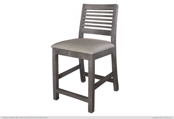 Stone Ladder Backrest 24" Barstool
