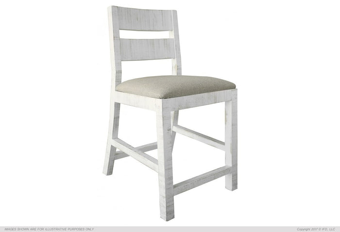 Pueblo White 24" Barstool