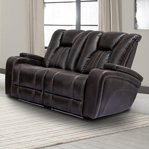 Optimus Truffle Power Loveseat